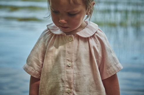 poudre organic / BLOUSE ANCOLIE_Rose Quartz(2y,3y)